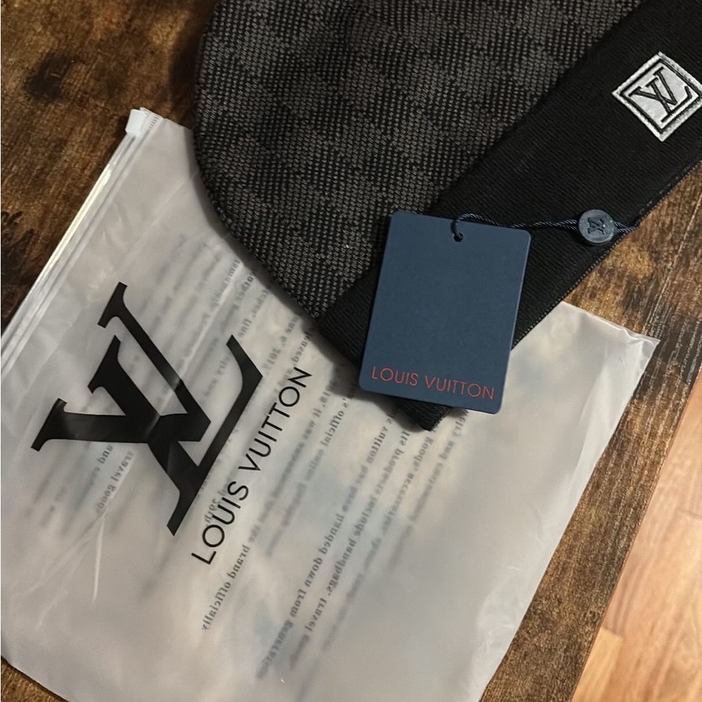 Louis Vuitton Dark Gray Knit Hat